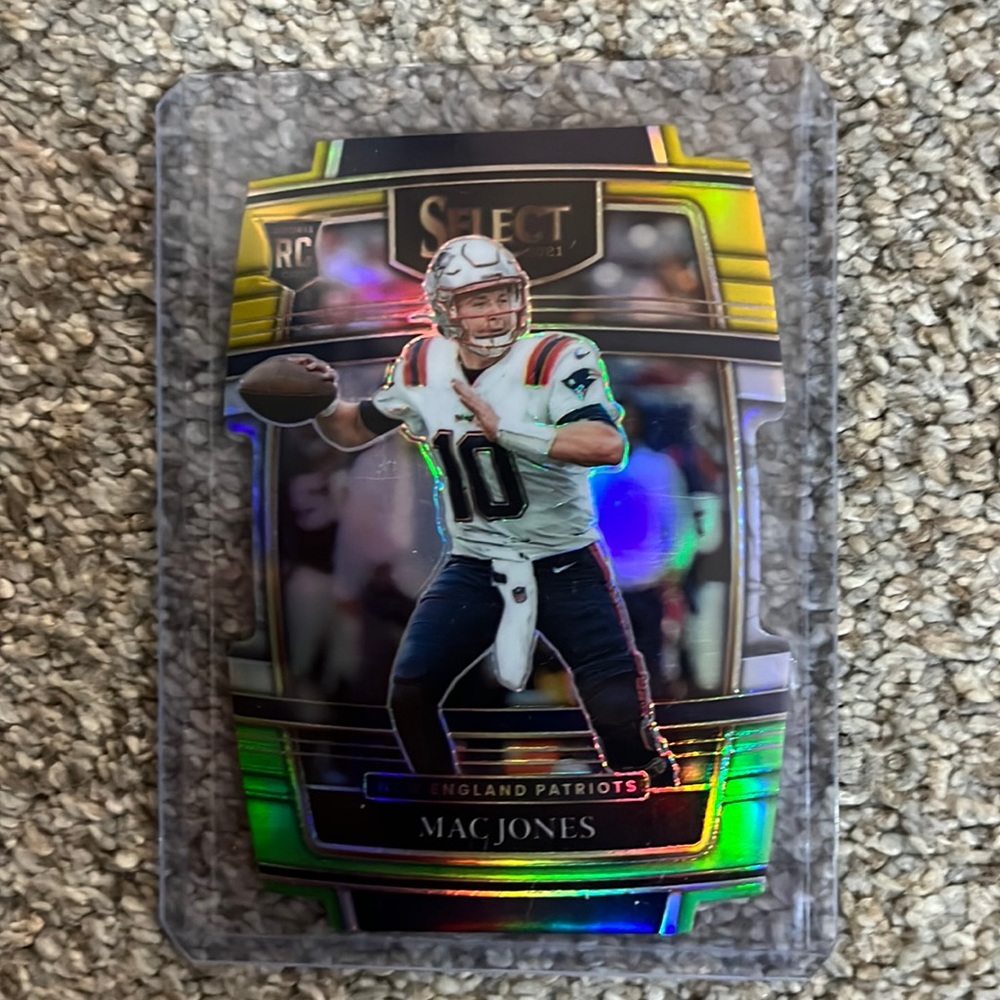 Mac Jones rookie card refractor